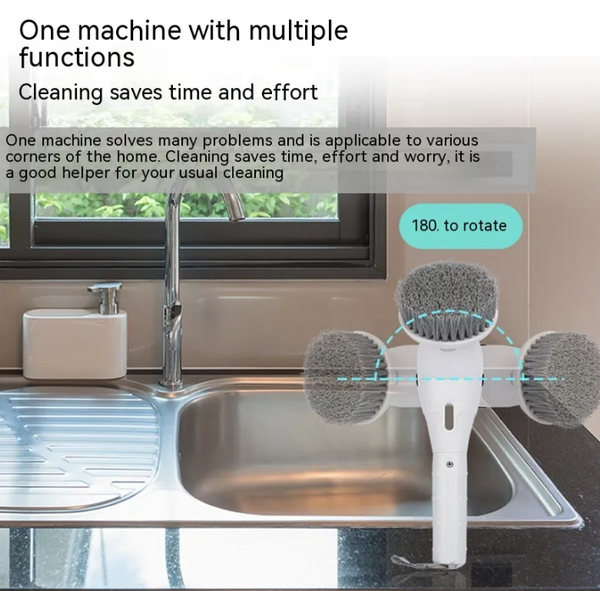 Effortless Spin Brush Cleaner