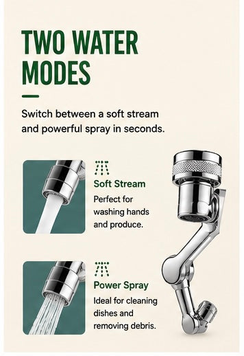 Homie FlexFlow 1080° Faucet Sprayer
