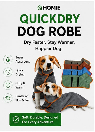 Homie QuickDry Dog Robe