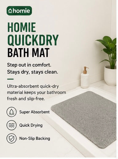 Homie Quick-Dry Bath Mat