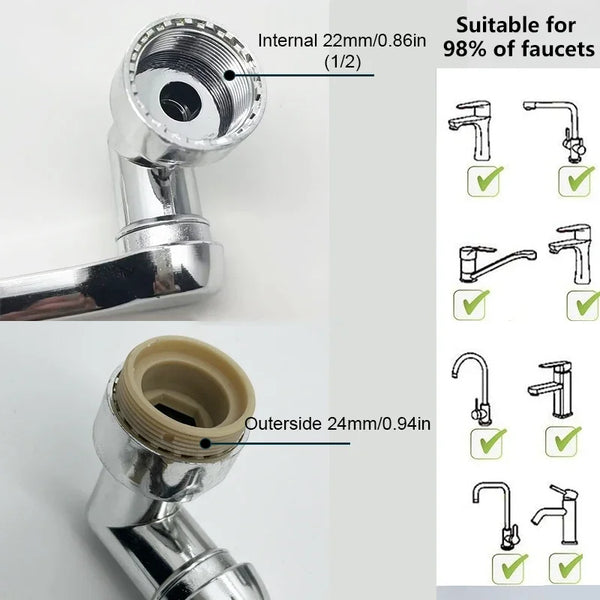 Easy Spin Kitchen Faucet Sprayer