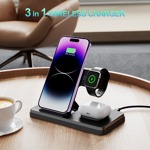 Homie ChargeHub 3-in-1 Wireless Charging Station